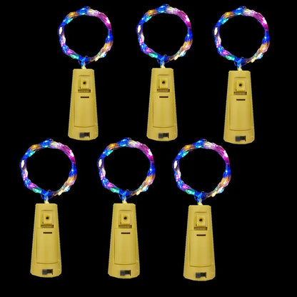 Sparkling Spirits LED Wine Bottle Lights (6 pcs)