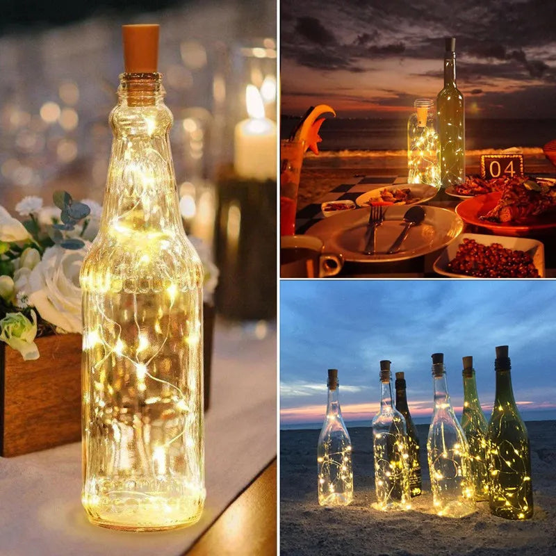 Sparkling Spirits LED Wine Bottle Lights (6 pcs)