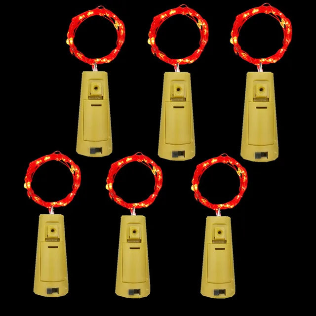 Sparkling Spirits LED Wine Bottle Lights (6 pcs)